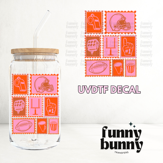 Retro Football Girlie - UVDTF Decal