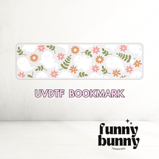 Retro Ghosts - UVDTF Bookmark Decal