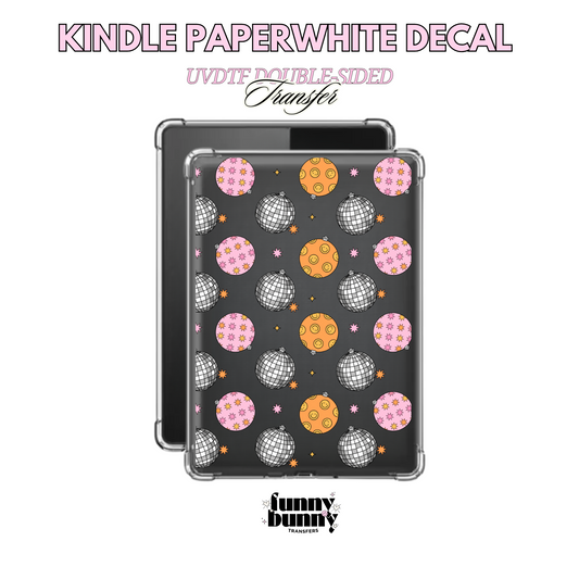 Retro Groovy Ornaments - Kindle Decal