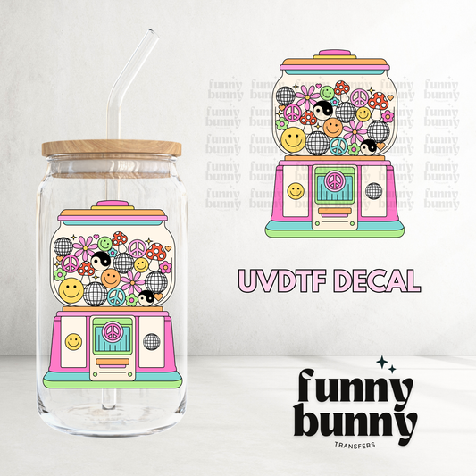 Retro Gumball Machine - UVDTF Decal