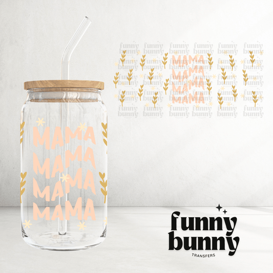 Retro Mama - 16oz UVDTF Cup Wrap