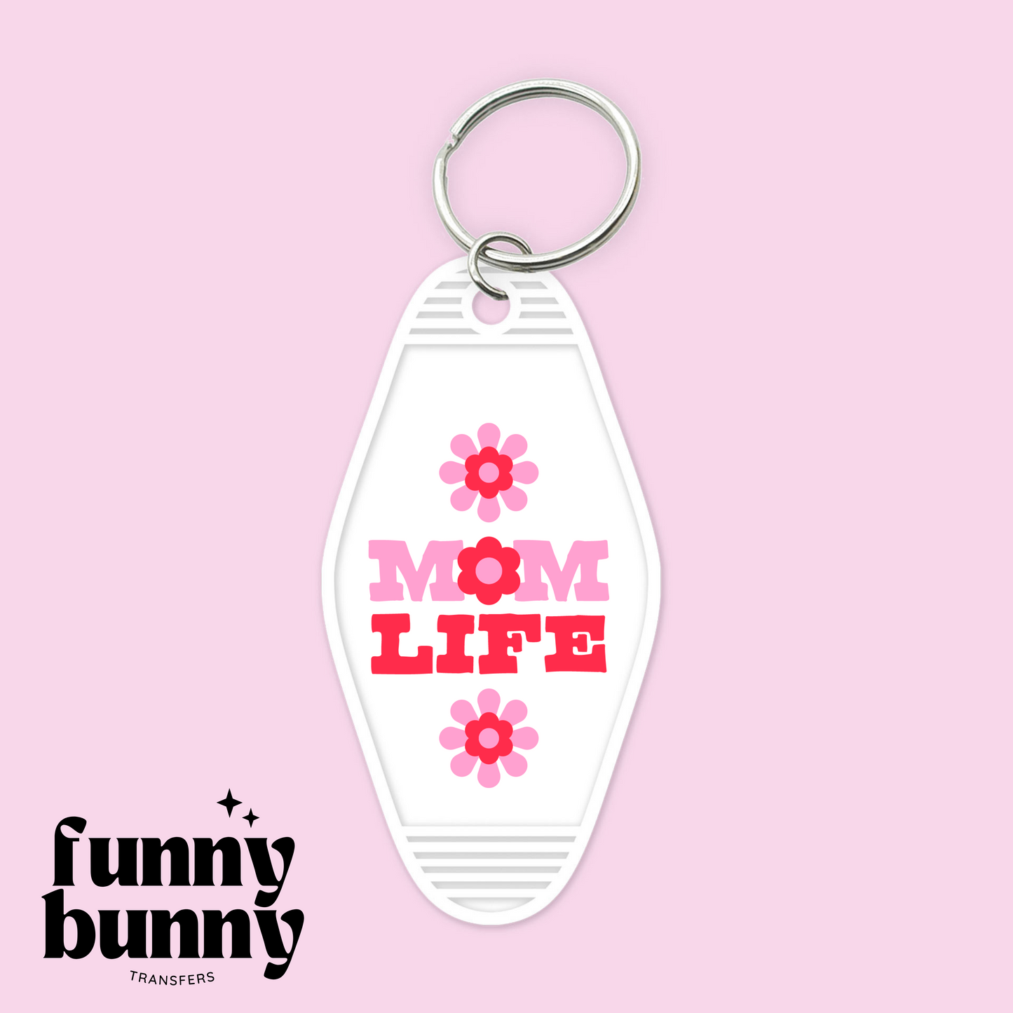 Retro Mom Life - Motel Keychain