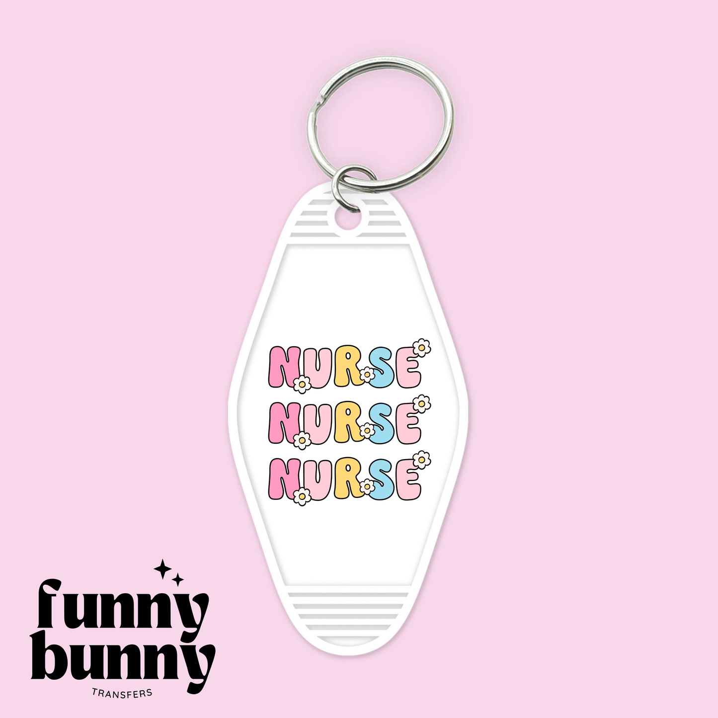 Retro Nurse Girly - Motel Keychain