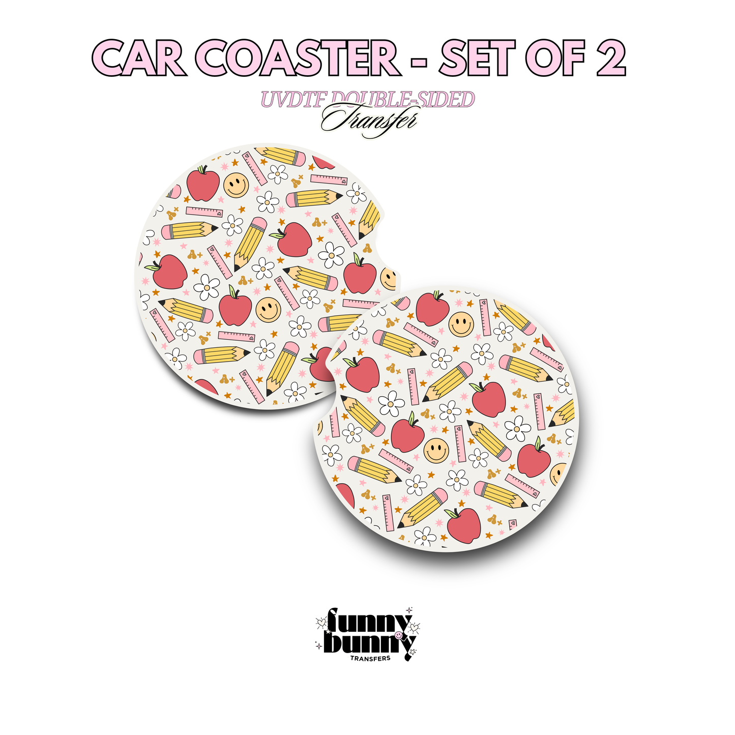 Retro School Teacher - UVDTF Coaster