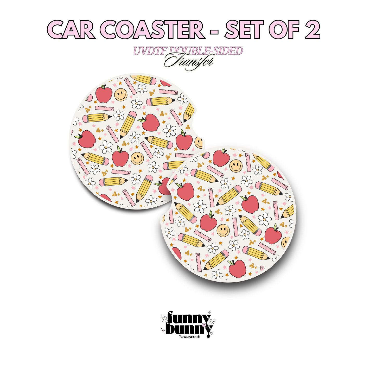 Retro School Teacher - UVDTF Coaster