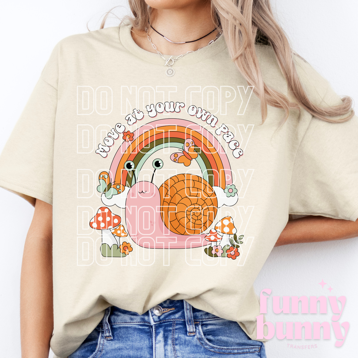 Retro Snail - DTF Transfer