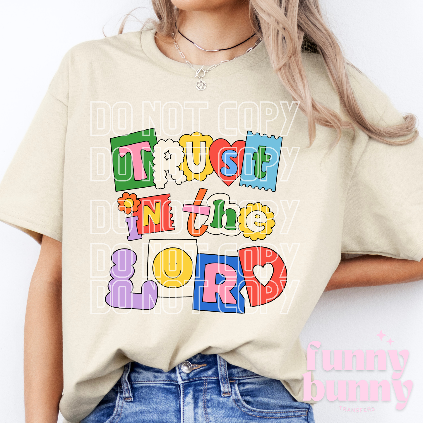 Retro Trust In The Lord - DTF Transfer
