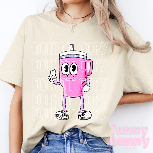 Retro Tumbler - DTF Transfer