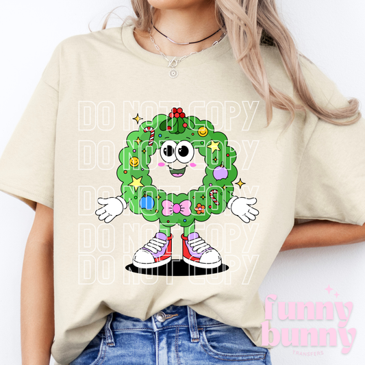 Retro Wreath - DTF Transfer