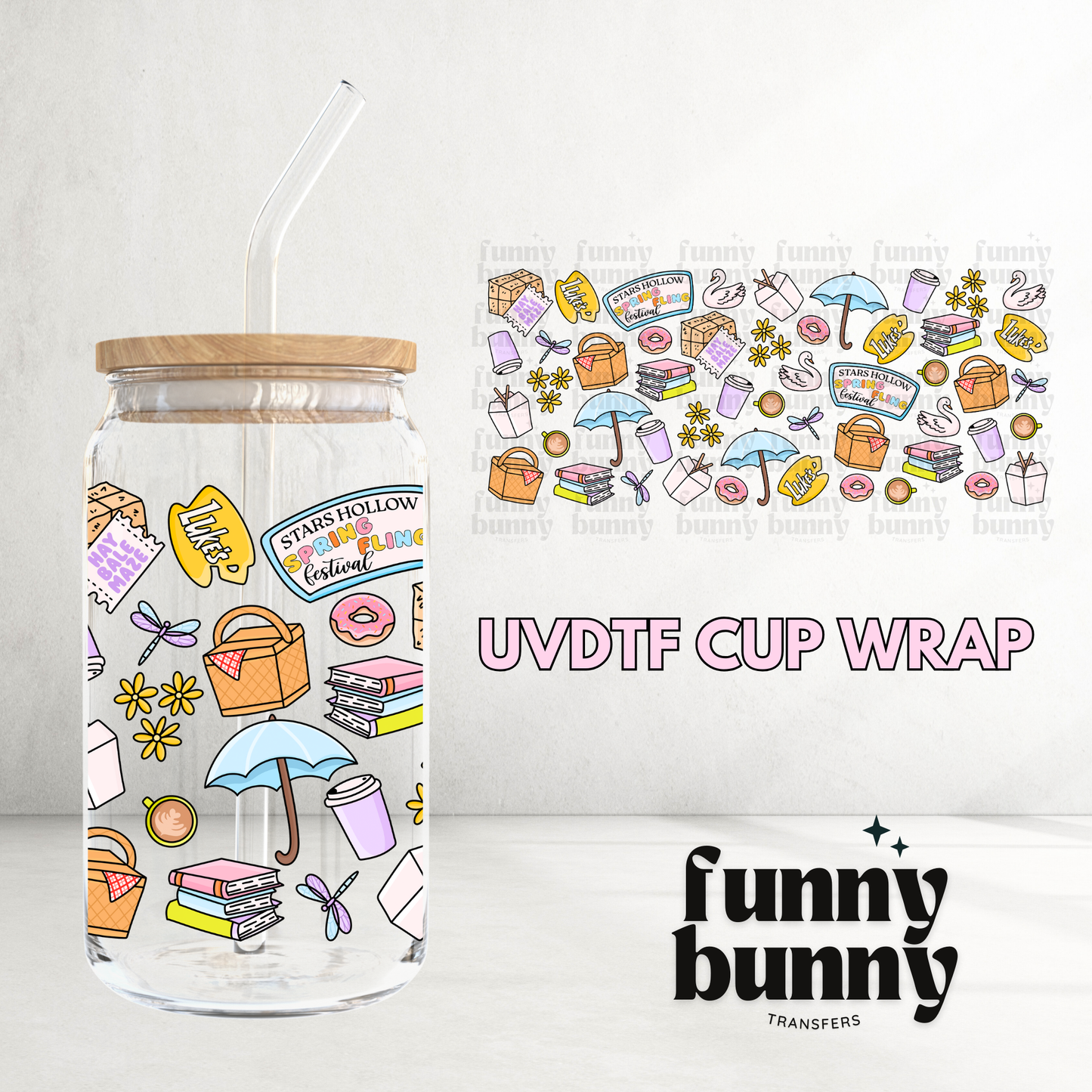 Rewatch Festival - 16oz UVDTF Cup Wrap