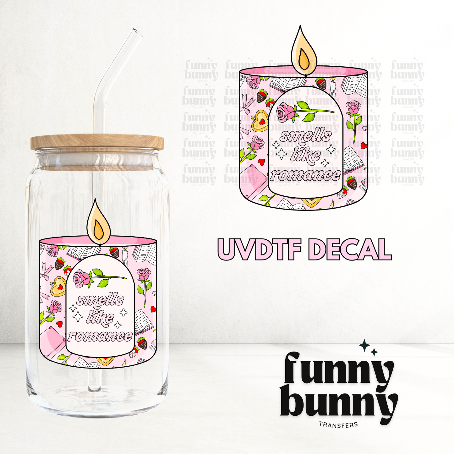 Romance Candle - UVDTF Decal