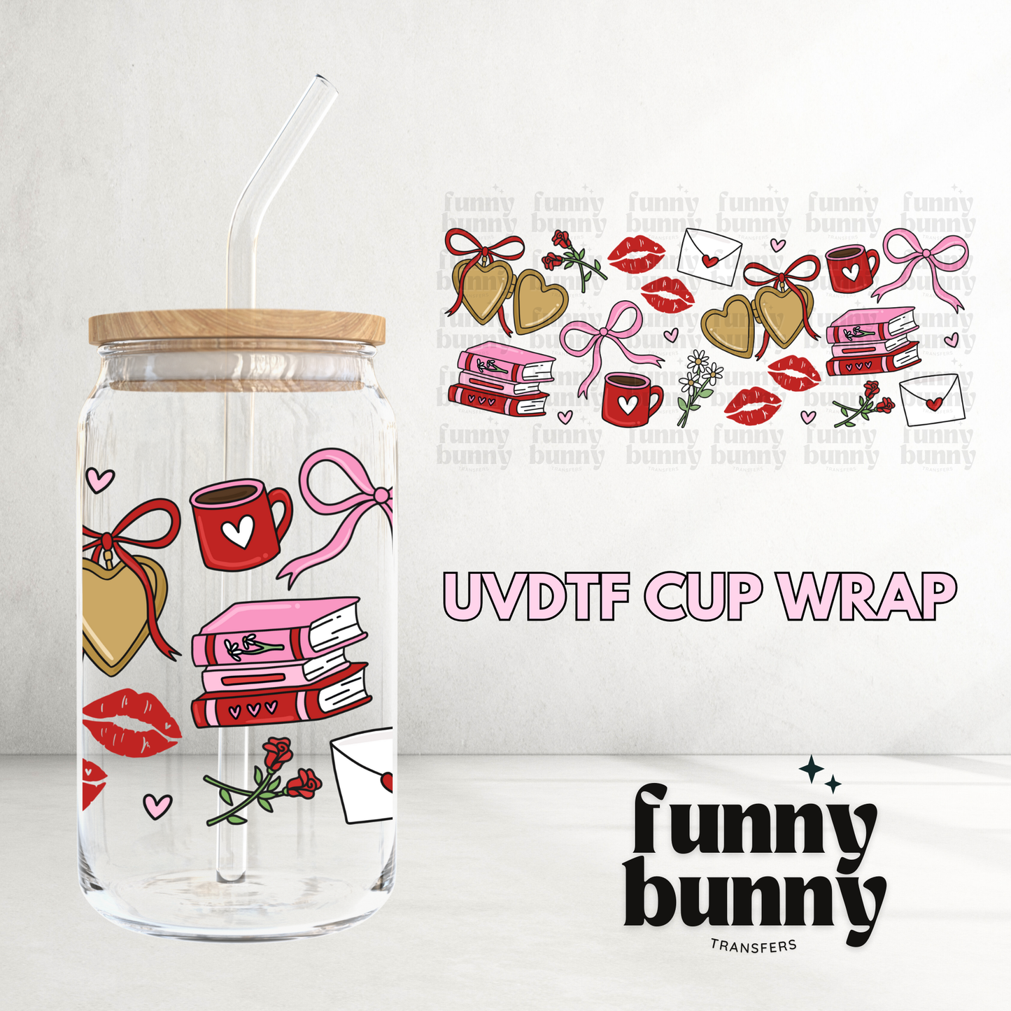 Romance Charm - 16oz UVDTF Cup Wrap