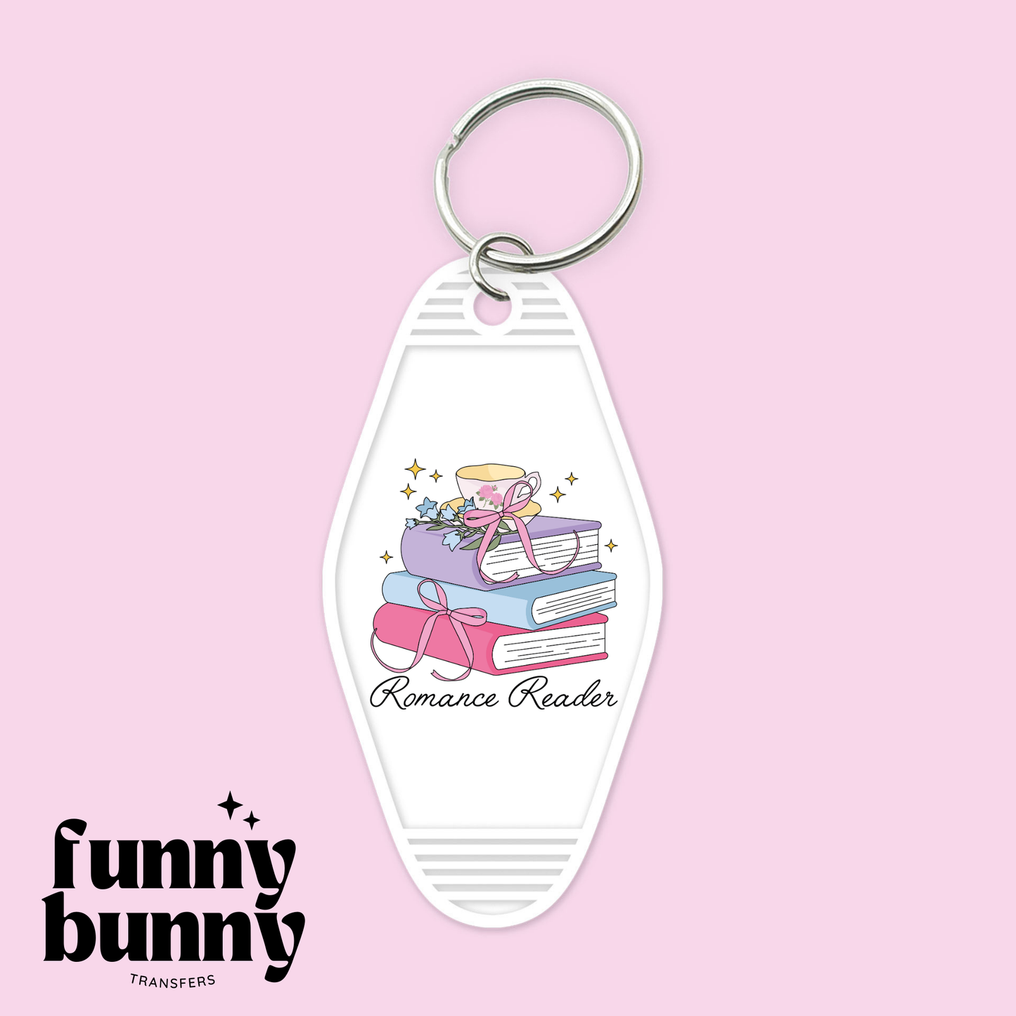 Romance Reader - Motel Keychain