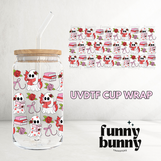 Romance Smut Ghostie - 16oz UVDTF Cup Wrap