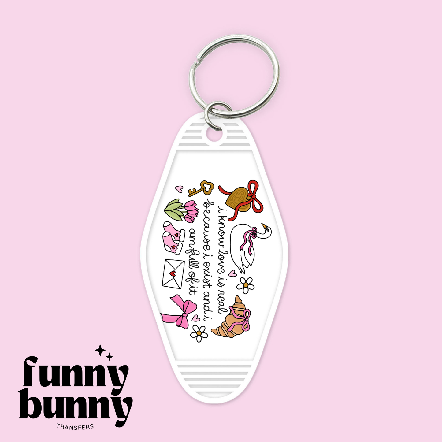 Romance Swan - Motel Keychain