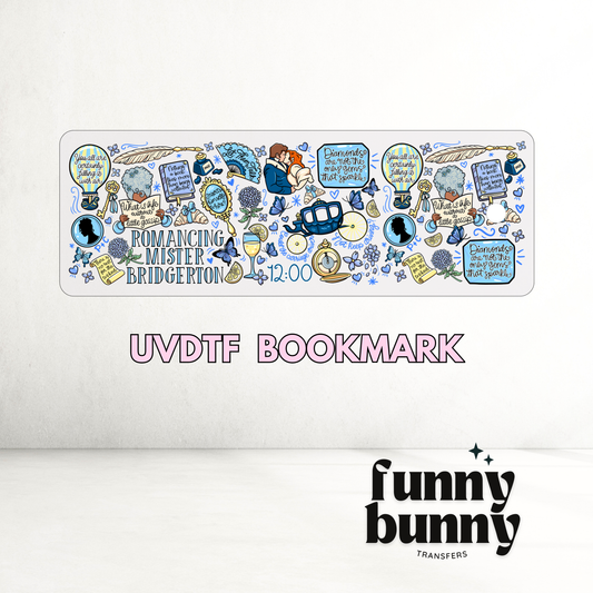 Romantic Mister Bridgerton - UVDTF Bookmark Decal