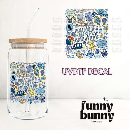 Romancing Mr. Bridgerton - UVDTF Decal