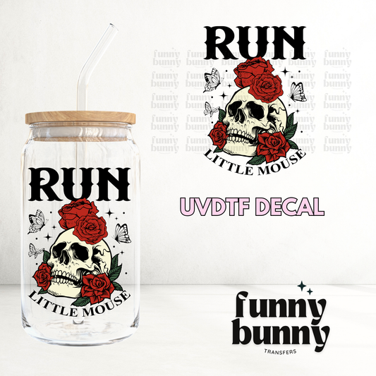 Run Little Mouse - UVDTF Decal