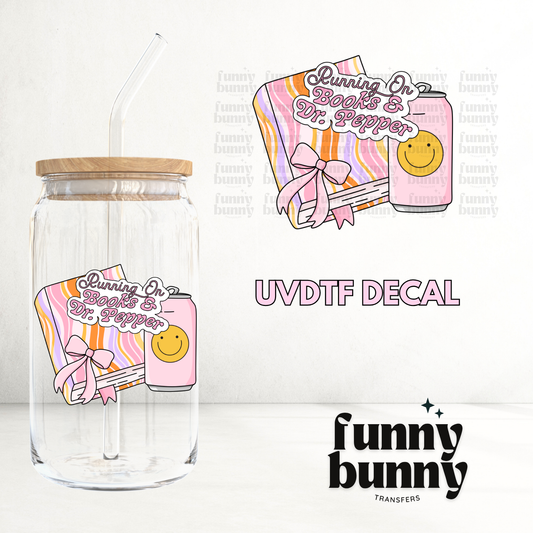 Running On Books & Cola - UVDTF Decal