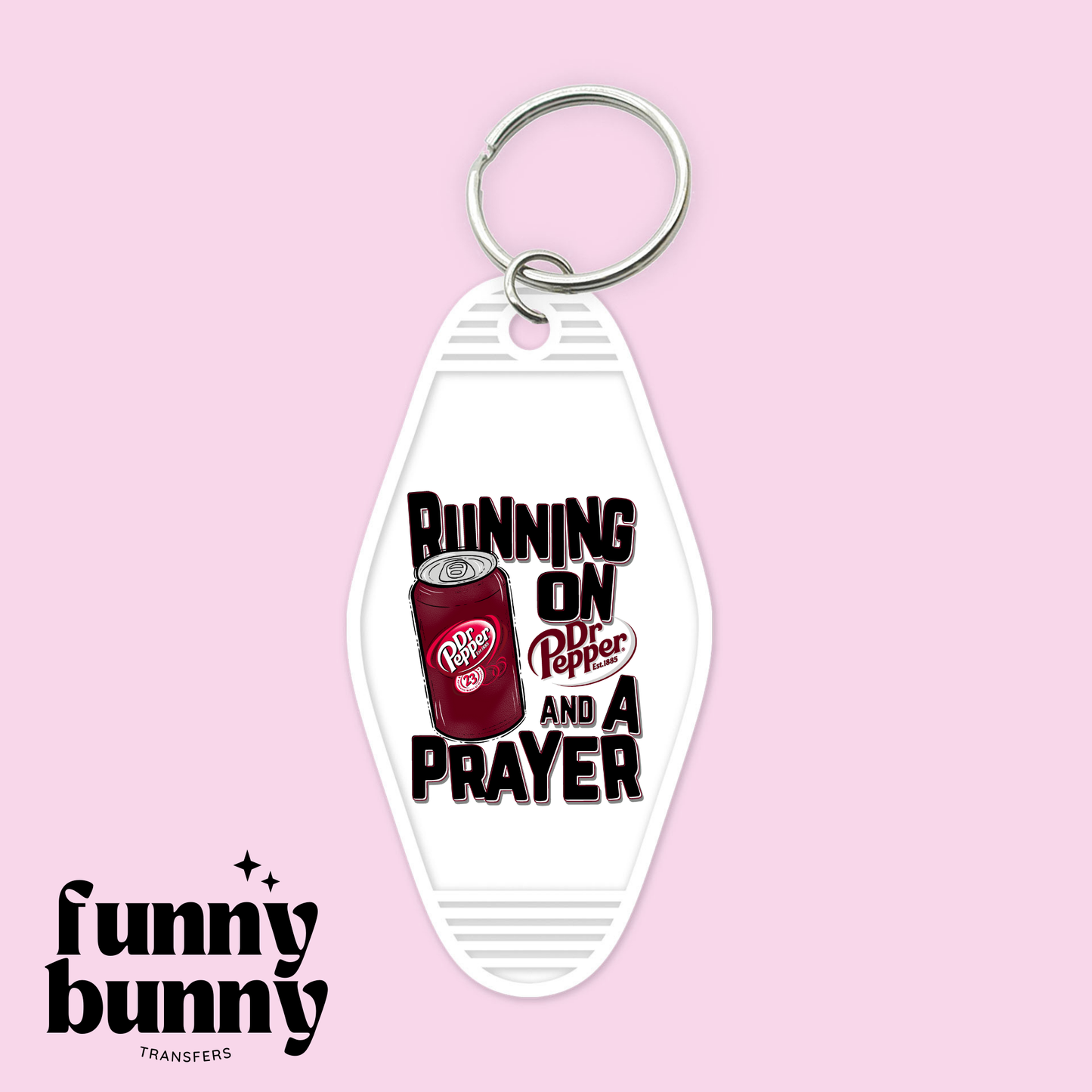Running On Dr.Pepper - Motel Keychain