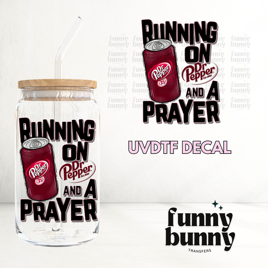 Running On Dr. Pepper - UVDTF Decal