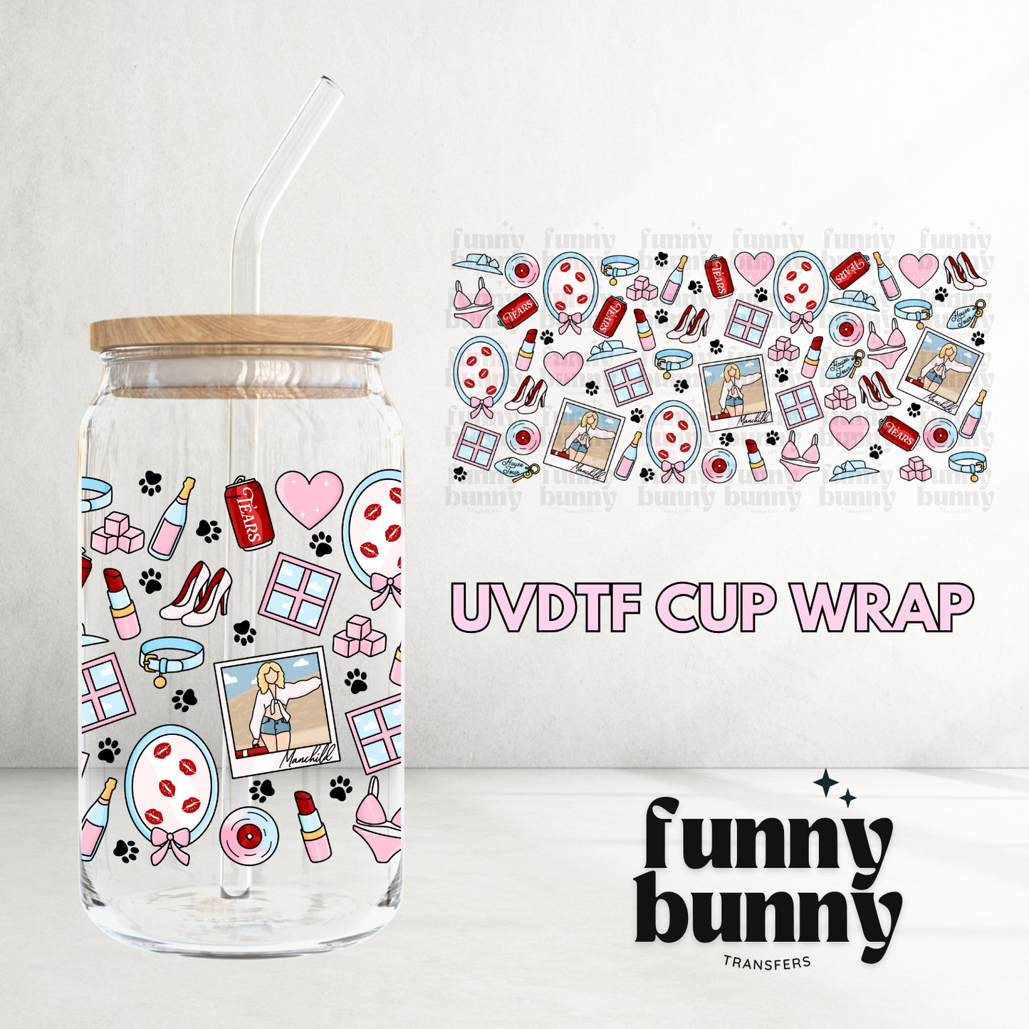 SC Tears - 16oz UVDTF Cup Wrap