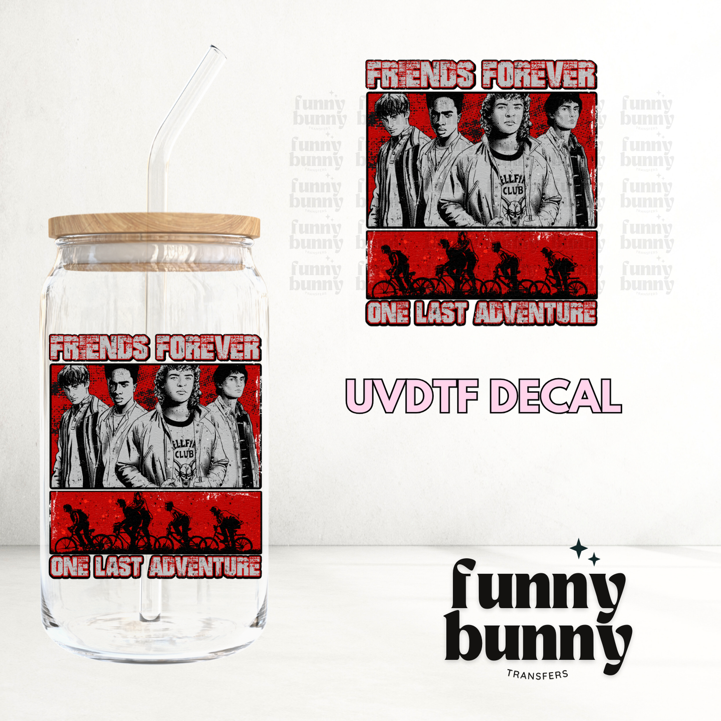ST Friends Forever - UVDTF Decal
