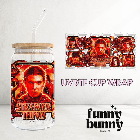 ST Red - 16oz UVDTF Cup Wrap