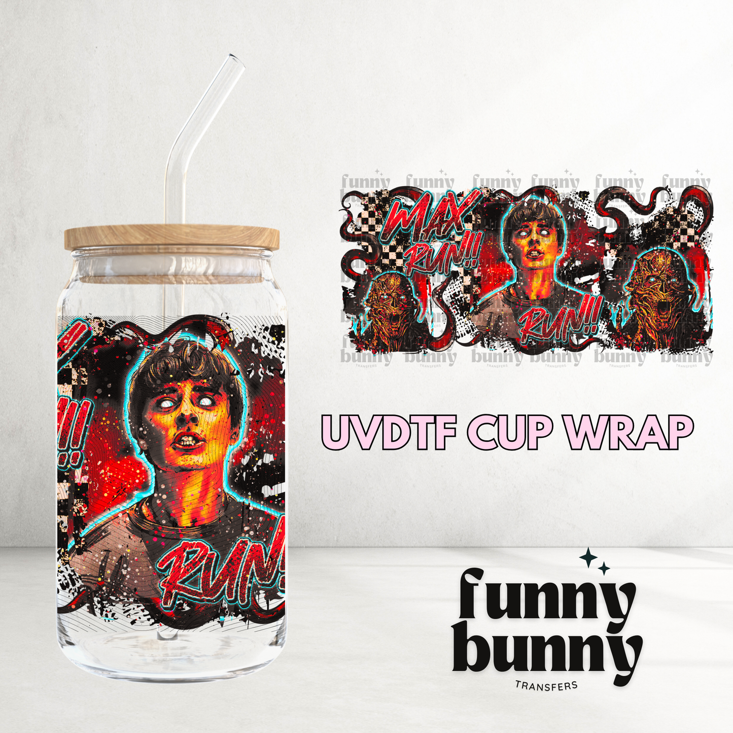 ST Run Max - 16oz UVDTF Cup Wrap