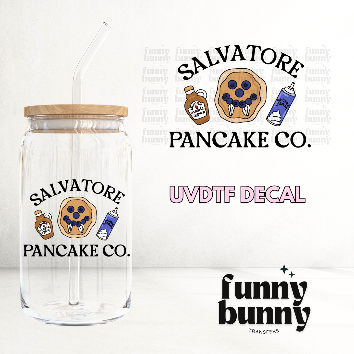 Salvatore Pancake CO - UVDTF Decal