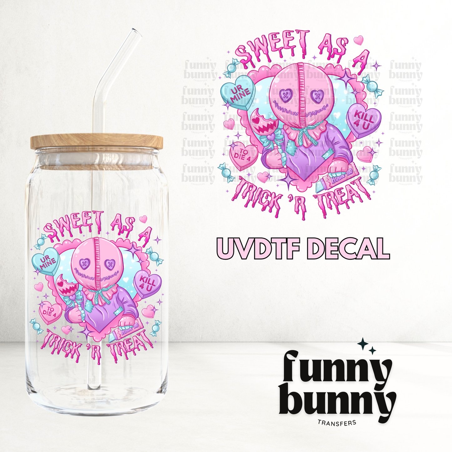 Sam Hearts - UVDTF Decal