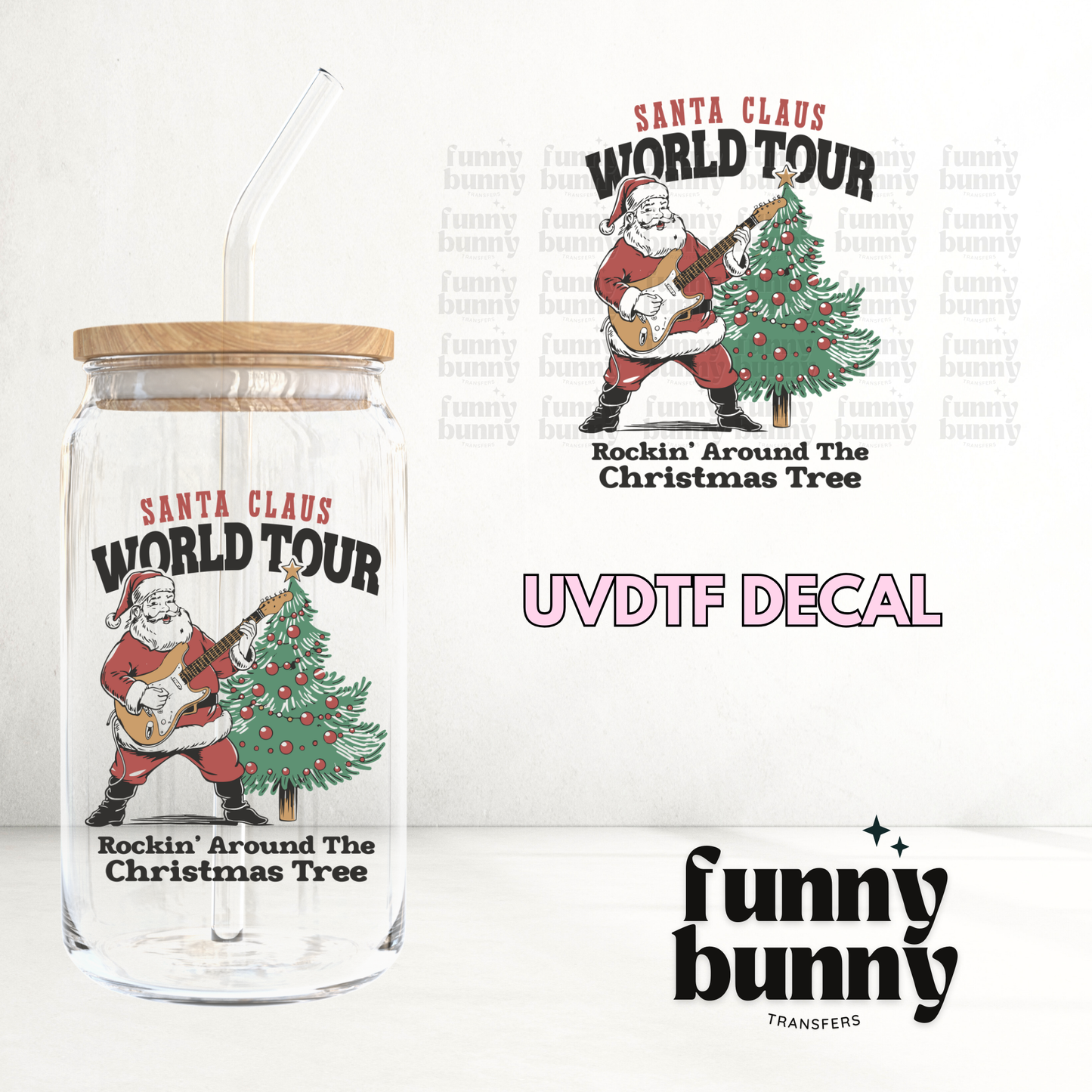 Santa Claus World Tour - UVDTF Decal