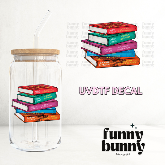 Sarah's Book Club - UVDTF Decal