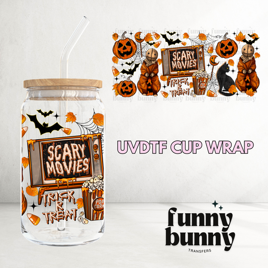 Scary Movie Sam - 16oz UVDTF Cup Wrap