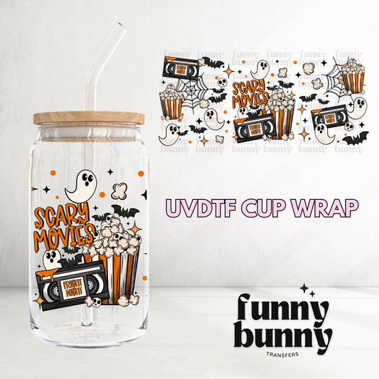 Scary Movies - 16oz UVDTF Cup Wrap