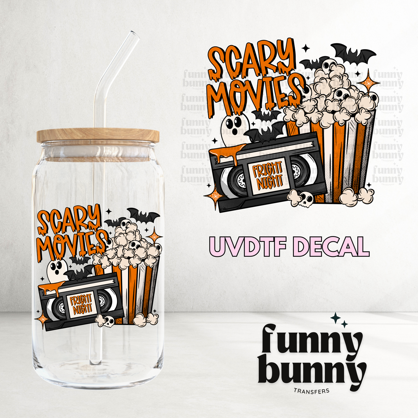 Scary Movies - UVDTF Decal