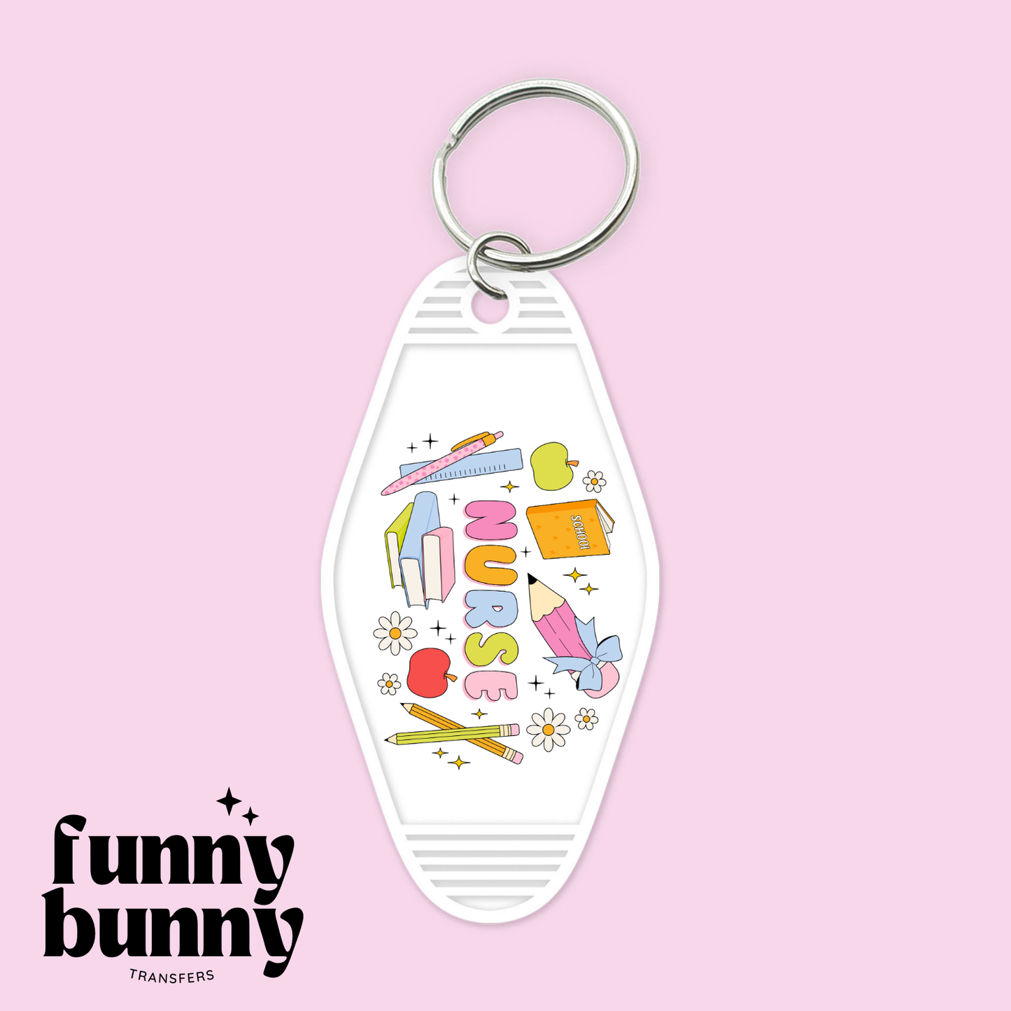 School Nurse - Motel Keychain