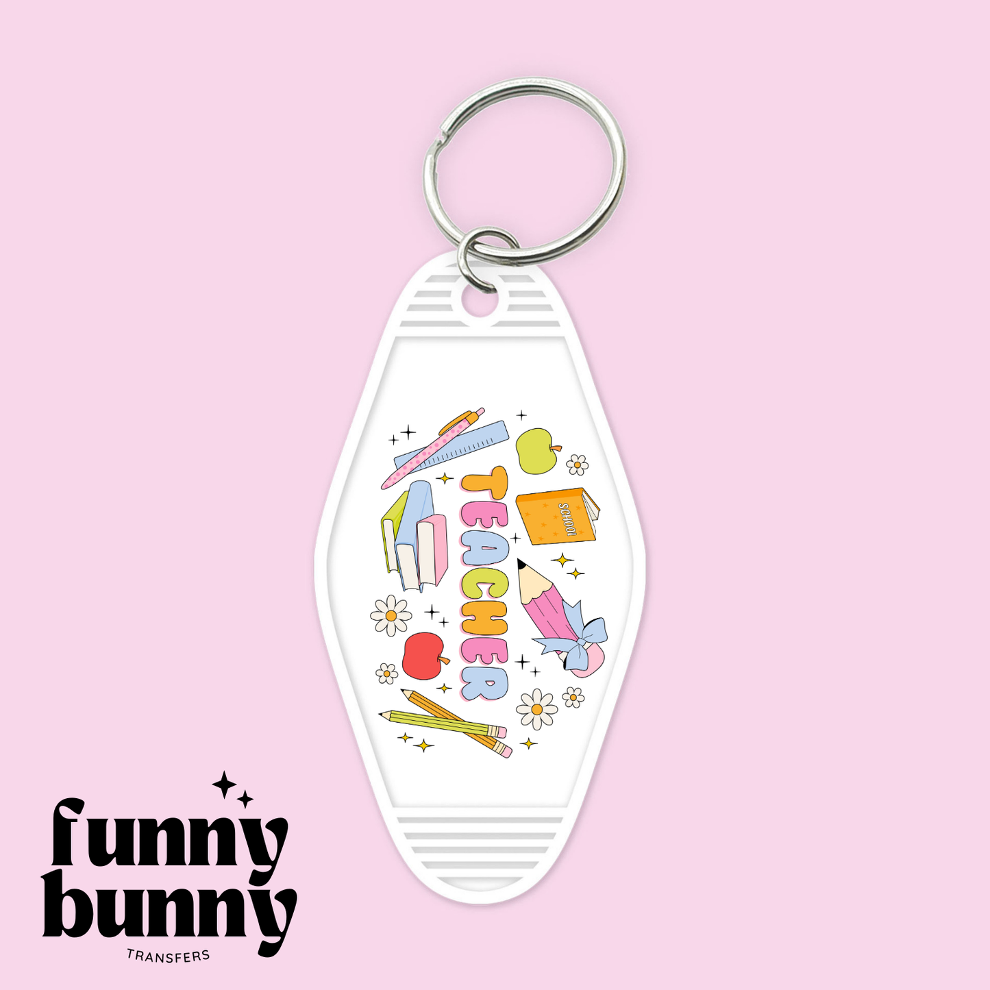 School Teacher - Motel Keychain
