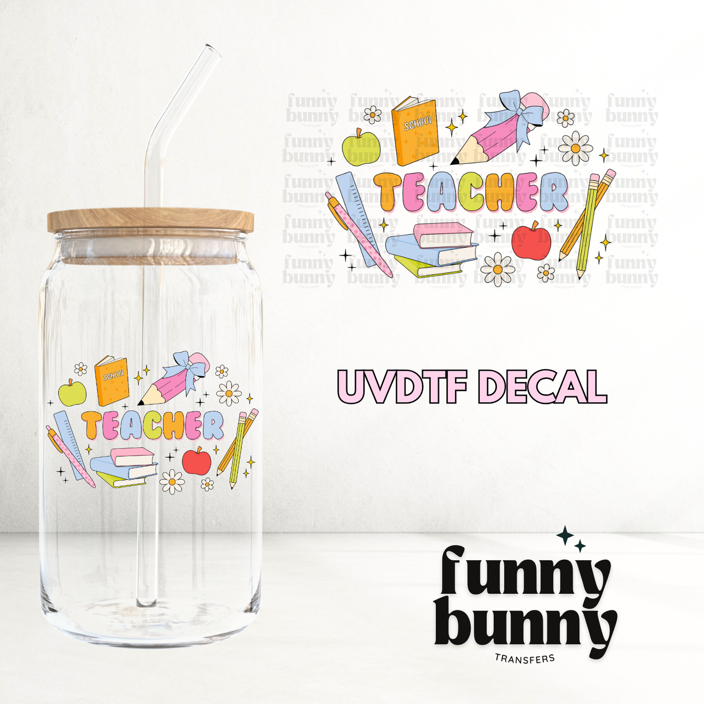 School Teacher - UVDTF Decal