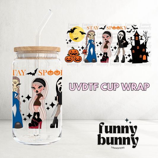 Scream Ghouls - 16oz UVDTF Cup Wrap