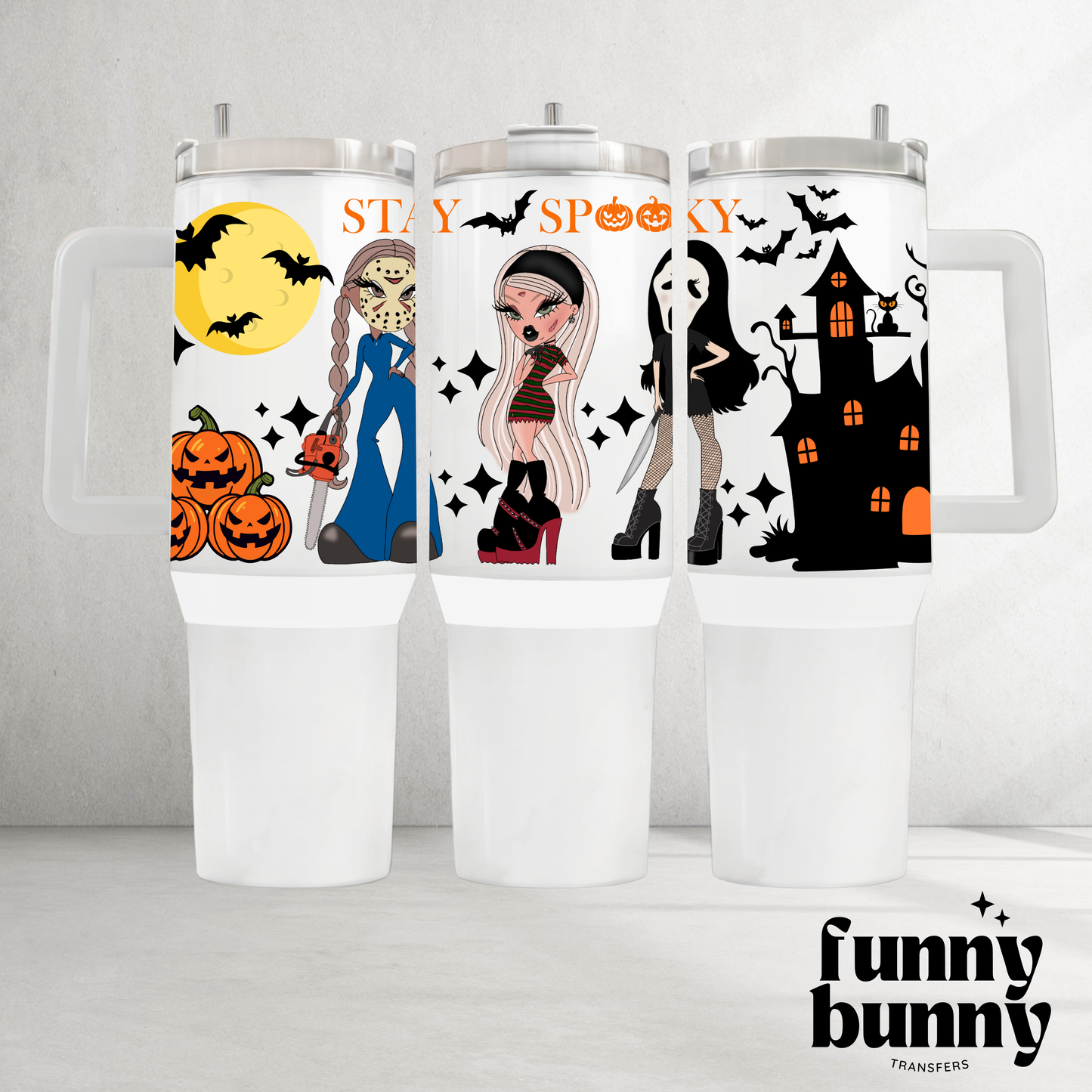 Scream Ghouls  - 40oz UVDTF Tumbler Wrap