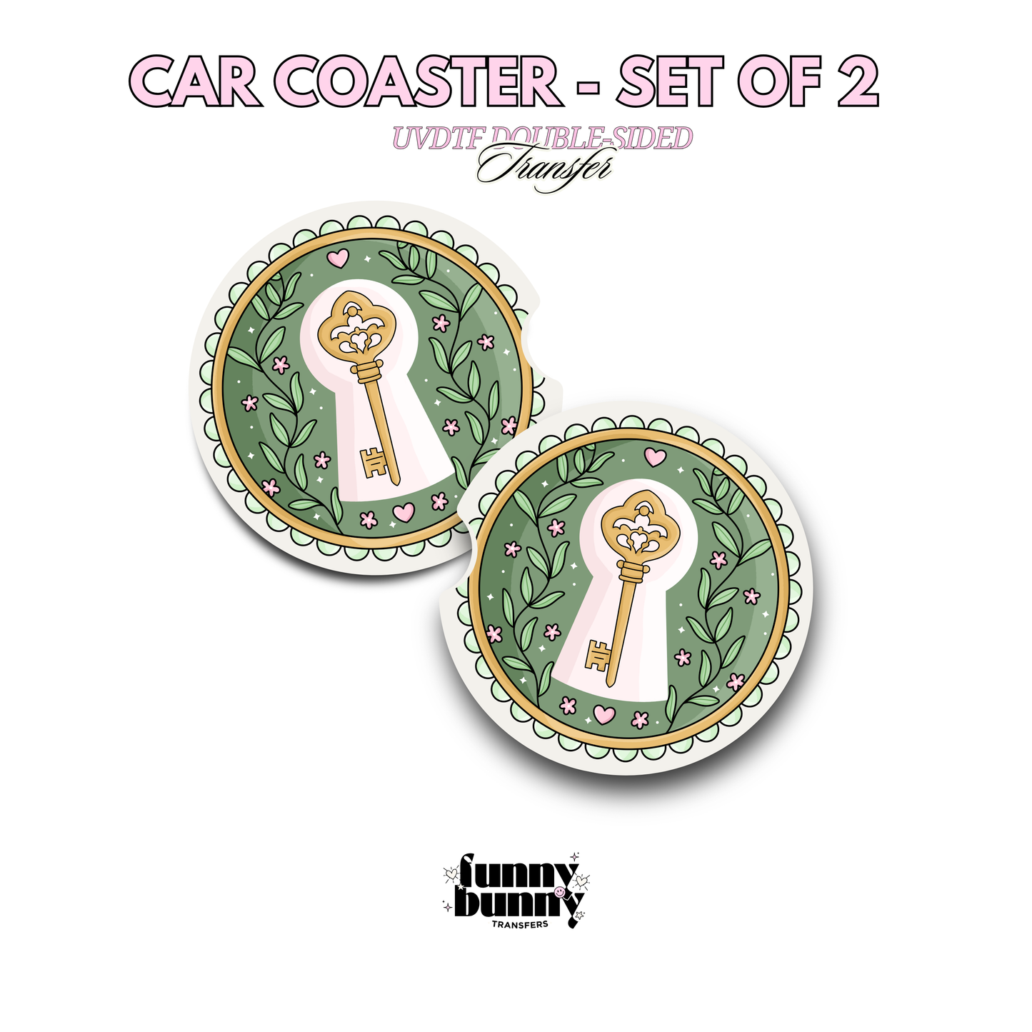 Secret Garden I - UVDTF Coaster
