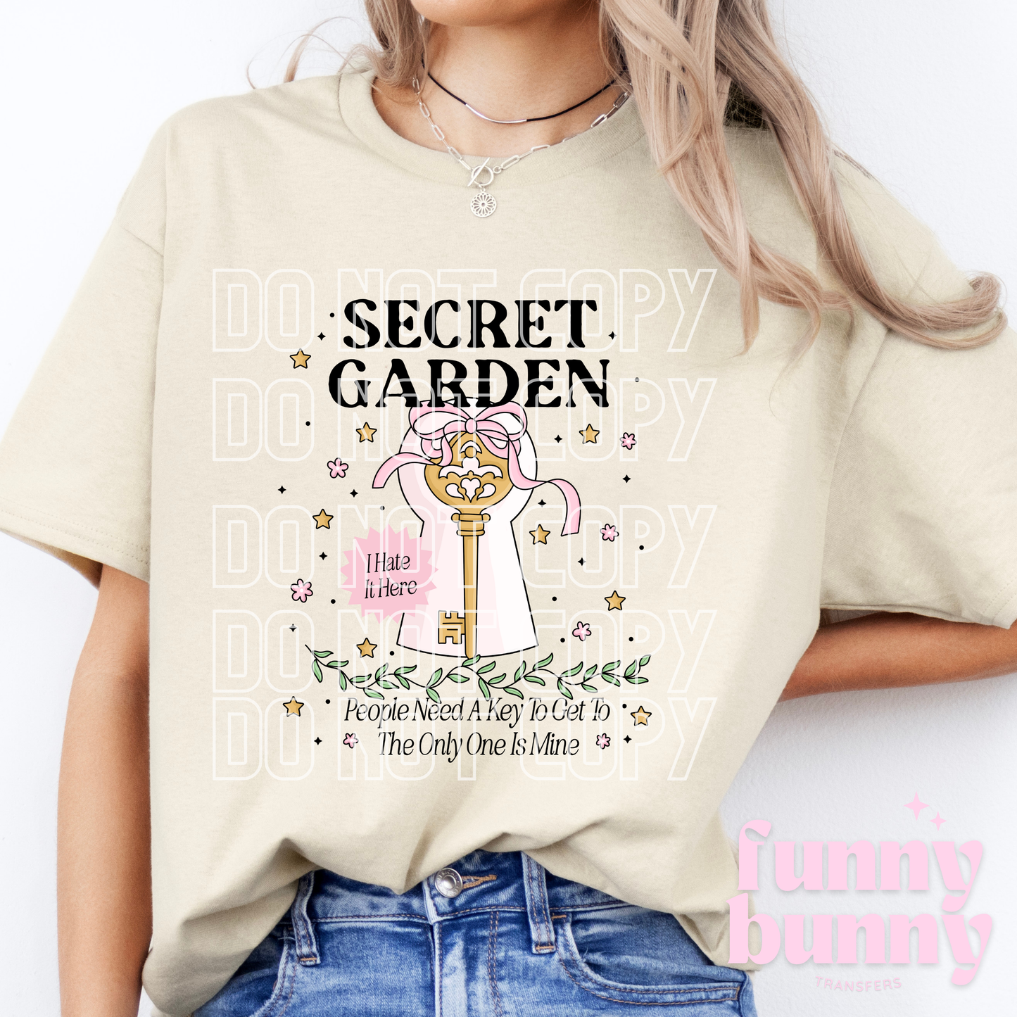 Secret Garden Reader - DTF Transfer