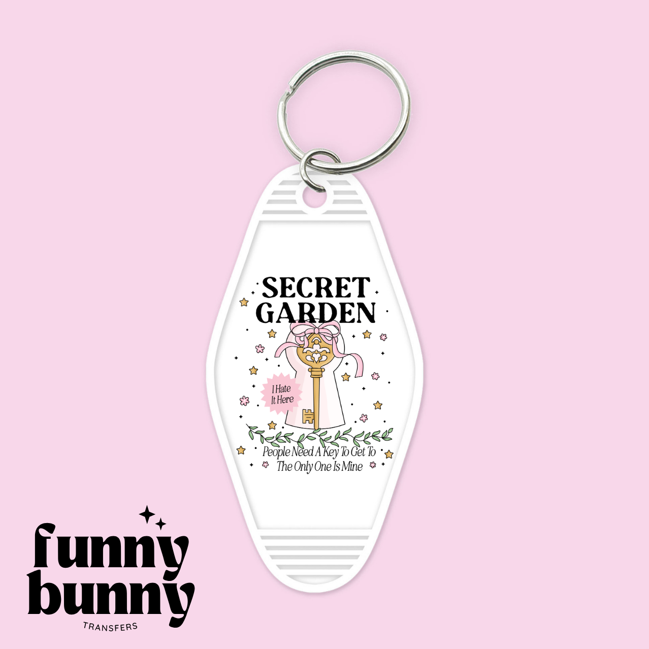 Secret Garden Reader - Motel Keychain