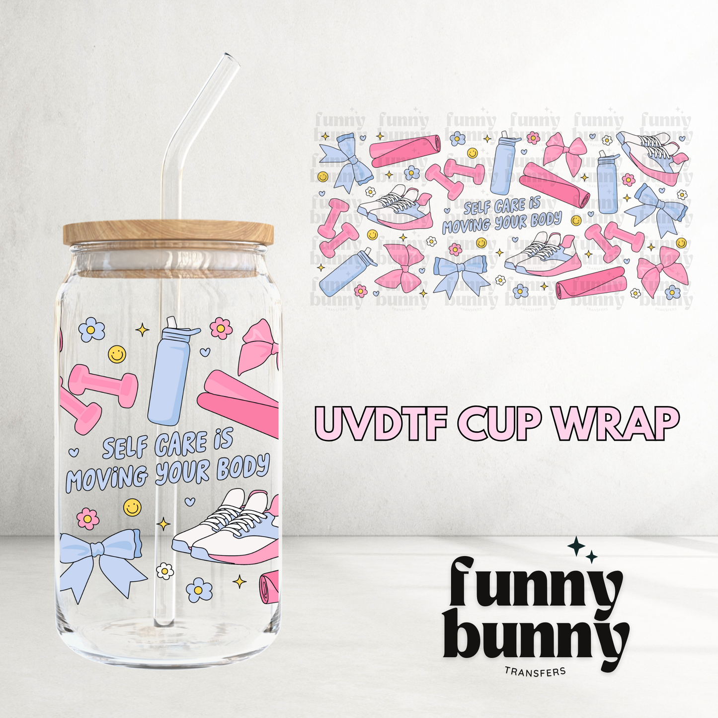 Self Care Body - 16oz UVDTF Cup Wrap