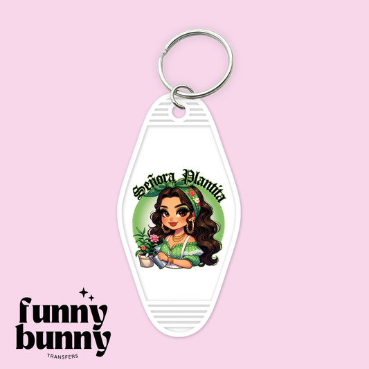 Señora Plantita - Motel Keychain