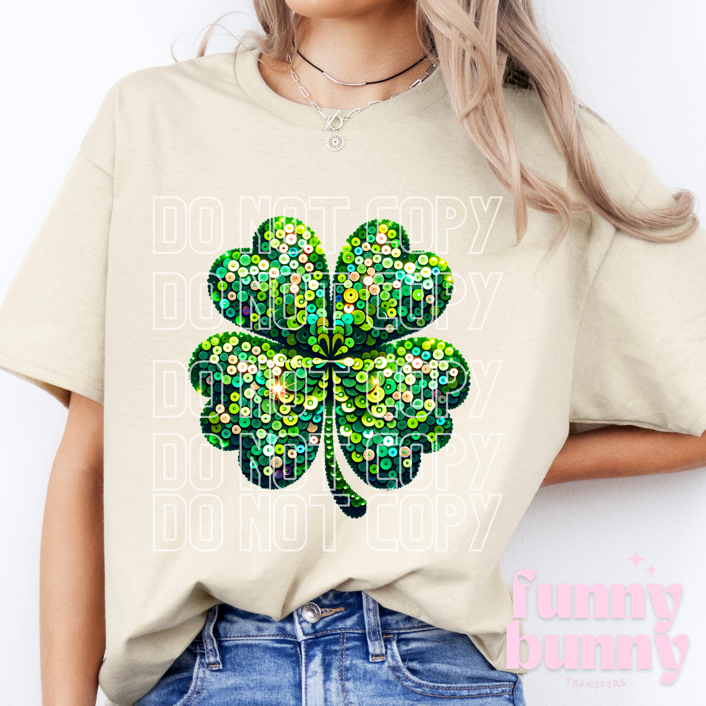 Shamrock Sequin - DTF Transfer