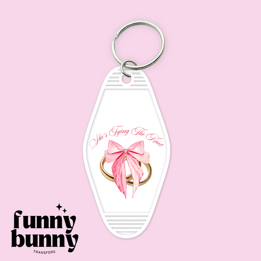 She's Tying The Knot - Motel Keychain