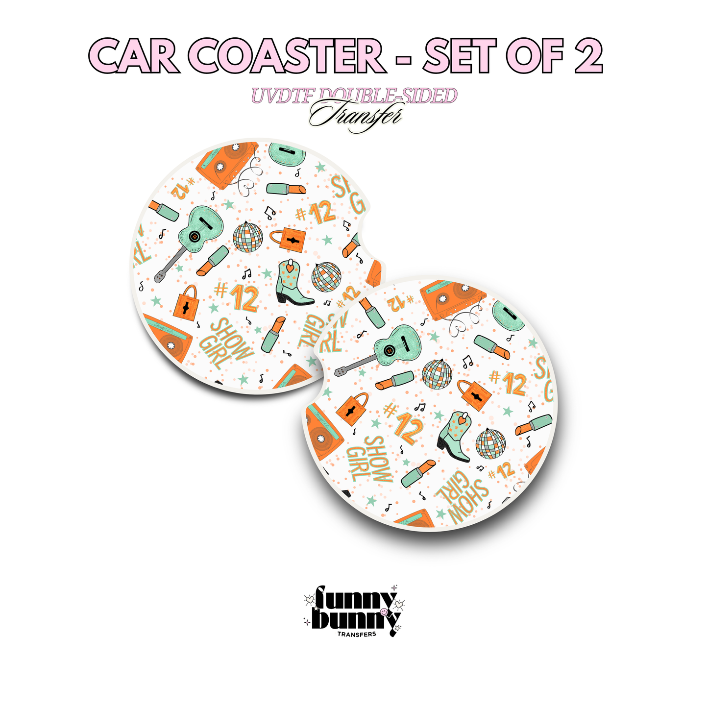 Showgirl - UVDTF Coaster