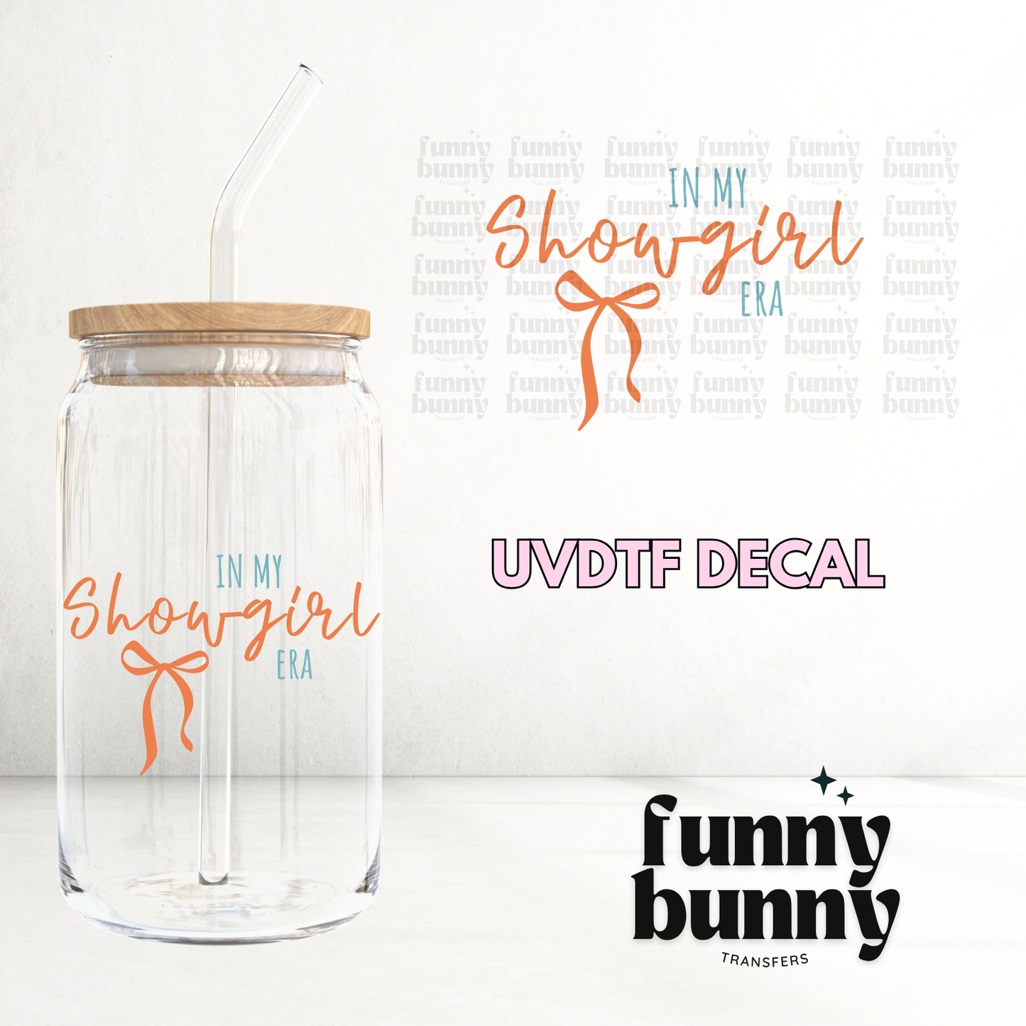 Showgirl Bow - UVDTF Decal